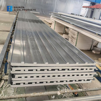 Panneaux d'isolation en aluminium Great Wall pour toitures d'appartements, bardage métallique, panneaux composites sandwich en polyuréthane/PUR pour plafonds