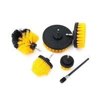 Lot de 6 brosses de nettoyage pour tapis de sol de voiture jaunes/blancs/verts/noirs, pour le nettoyage intérieur, vente en gros OEM