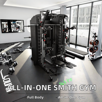 Machine Smith Intégrée Personnalisée, Entraîneur Multifonctionnel, Rack de Musculation, Équipement de Gymnastique à Domicile pour Studio de Musculation