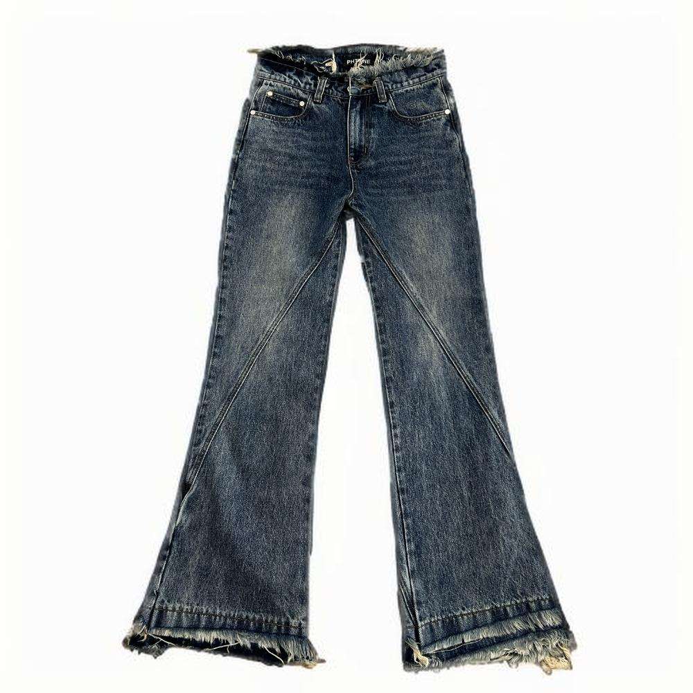 Denim Trends Uneven Frayed Hem Jeans Ab