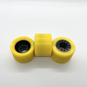 Vente d'usine Roues de patins à roulettes en plastique personnalisées 58 mm 59 mm 60 mm 62 mm Roues de patins à roulettes à grande vitesse <span class=keywords><strong>Quad</strong></span> Meilleures roues de patins à roulettes roses - Product Image 3