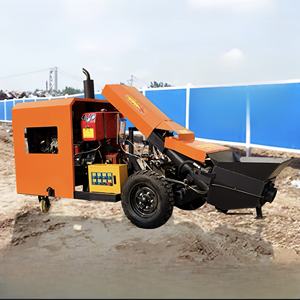 مضخة خرسانة لولبية، مضخة حقن أسمنت وملاط تمعجية، مضخة نقل الخرسانة، مضخة خرسانة خطية صغيرة - Product Image 4