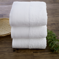 Serviette de Bain Blanche en Coton 100% de Haute Qualité, Personnalisée avec Logo Brodé, Séchage Rapide, pour Hôtels et Spas, Vente en Gros, Livraison Rapide