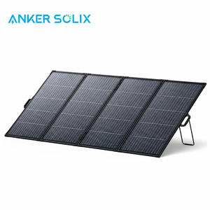 Chargeur solaire portable ultra-léger 22 lb Anker SOLIX PS400 Panneau bifacial 400W pliable IP68 résistant à l'eau pour camping-car - Product Image 1