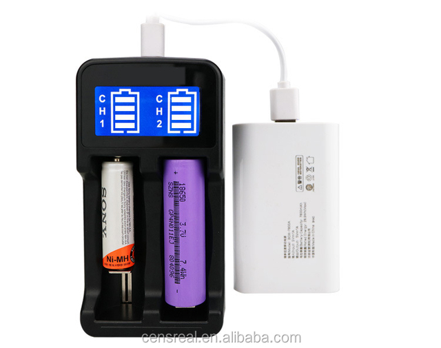 Original Censreal New Electric 18650 Battery Charger with 18650 Battery Original and Genuine