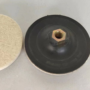 Roue <span class=keywords><strong>de</strong></span> polissage en feutre <span class=keywords><strong>de</strong></span> <span class=keywords><strong>laine</strong></span> grossière <span class=keywords><strong>de</strong></span> 4,5 pouces (115 <span class=keywords><strong>mm</strong></span>), roue <span class=keywords><strong>de</strong></span> polissage en <span class=keywords><strong>laine</strong></span> pour meuleuse d'angle <span class=keywords><strong>de</strong></span> 115 <span class=keywords><strong>mm</strong></span>, filetage M14 pour polir le marbre et le verre - Product Image 1