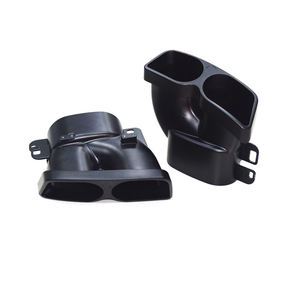 Tubo de escape de fibra de carbono para mercedes-benz, tubo de escape de acero inoxidable estilo AMG W117 CLA W222, W205 W213 - Product Image 3