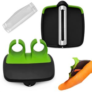 Éplucheur de fruits et légumes en acier inoxydable avec poignée ergonomique, écologique et durable, pour citrouille - En stock, en promotion - Product Image 1