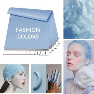 Enveloppes en polyéthylène bleu brume, grandes et épaisses, auto-adhésives, imperméables et résistantes aux déchirures, pour l'expédition de vêtements et les petites entreprises - Product Image 2