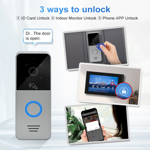 Kit d'interphone vidéo IP <span class=keywords><strong>2</strong></span> fils OEM ODM 7 pouces Tuya interphone intelligent avec caméra de vision nocturne et système d'interphone domestique WIFI - Product Image 4