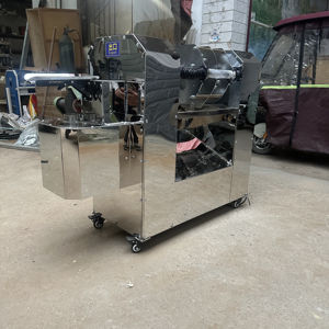 Kontinuierlicher kommerzieller Zuckerrohr-Ernter, der die Prozesse Schälen und Schneiden in eine einzige Operation vereint. - Product Image 1