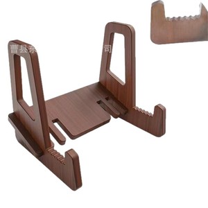 Bamboo Tablet <b>Pc</b> <b>Stand</b> 6.5 Inch Adjustable Desktop Holder For Home Office Use - Product Image 2