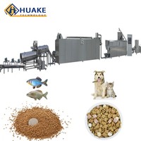 Machine de fabrication d'aliments flottants secs pour poissons et crevettes, ligne de production d'aliments pour animaux d'aquarium et animaux domestiques, extrudeuse