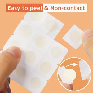 Patch hydrocolloïde OEM absorbant l'huile d'arbre à thé 12 <span class=keywords><strong>points</strong></span> pour le traitement des taches d'acné couvrant les imperfections de l'aloe vera. - Product Image 6