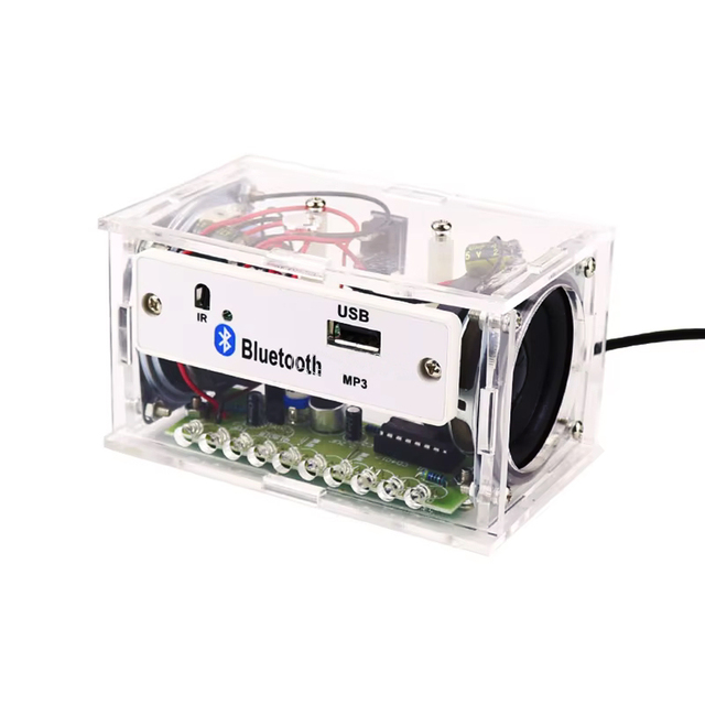 Bluetooth Speaker Components Electronic Production Assembly DIY Kit Student Teaching Training Soldering Practice with Enclosure