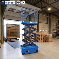Mini-élévateur compact certifié CE, électrique, 3 m, 240 kg, pour chantiers de construction étroits, livraison rapide