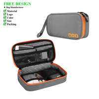 Bolsa de Almacenamiento para Cables de Datos y Baterías Externas, con Cierre de Cremallera, de Poliéster Resistente, Ligera, para Accesorios Digitales