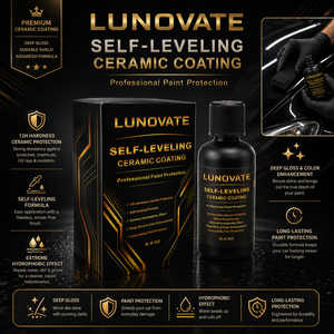 LUNOVATE น้ำยาเคลือบเซรามิกปรับระดับเองได้ 1000 มล. ความแข็ง 12H ป้องกันน้ำเกาะ ให้ความเงางามล้ำลึก น้ำยาเคลือบป้องกันสีรถยนต์ - Product Image 6