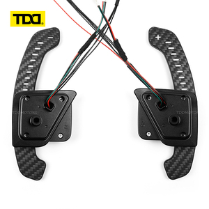 Palettes de changement de vitesse magnétiques en fibre de carbone TDD LED pour volant Skoda Octavia VRS 2019 - Product Image 1