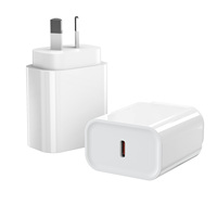 Chargeur GaN PD 30W avec prise australienne, chargeur PD, norme australienne SAA, adaptateur secteur de haute qualité pour Samsung iPhone