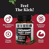 Cápsulas de Epimedium Puro de Máxima Potencia, Marca Privada, Antioxidantes, 60 Unidades, para Hombres