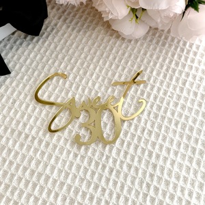 Vendita calda in stile <span class=keywords><strong>compleanno</strong></span> carino 16/18/21/30th Happy Birthday torta decorazione dolce 16 forniture per feste alla rinfusa - Product Image 4