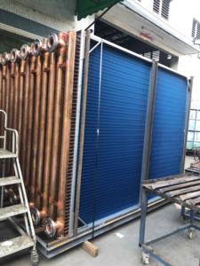 <span class=keywords><strong>Aleta</strong></span> de aluminio personalizada y condensador de aire de tubo, bobinas de condensador, enfriador refrigerado por aire, intercambiador de calor - Product Image 4