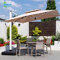 Parasol de marché commercial imperméable pour jardin extérieur