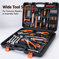 Kits d'outils pour la rénovation de la maison avec tournevis de précision, ruban à mesurer, marteau, couteau utilitaire, fournitures d'entretien ménager