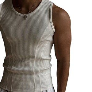 Nuova Canotta Sportiva Estiva da <span class=keywords><strong>Uomo</strong></span>, Stile Americano Retrò, Tendenza Virale, Senza Maniche, Antipiega - Product Image 5