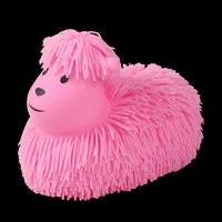 Jouet sensoriel anti-stress en forme de boule de mouton en PU, vente en gros OEM, pour filles et garçons