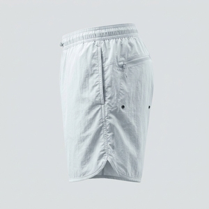 <b>Elastic</b> <b>Waistband</b> Windbreaker <b>Shorts</b> with Nylon/Polyester Fabric <b>Men</b> Light Weight Quick Dry Front Custom Your Own Brand Logo - Product Image 2