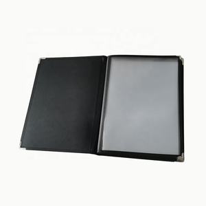 कस्टम कम MOQ अलग लोगो A4 PU चमड़ा रेस्तरां मेनू कवर - Product Image 4