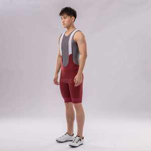 Nouvelle Arrivée 2026 – Salopette de Cyclisme <span class=keywords><strong>Homme</strong></span> Super Confortable Couleur Unie – Short de Vélo Personnalisable - Product Image 2