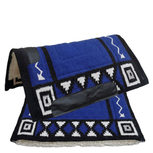 Almohadilla de Silla de Montar Occidental de Alta Calidad con Logotipo Personalizado, Lana de Nueva Zelanda, Cómoda y Duradera, para Doma, Senderismo y Rancho - Product Image 1