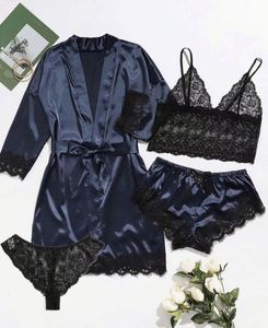 Nouvelle Robe de Nuit pour Femmes I-0695 – Vente en Gros – Été, Automne, Printemps – Grande Taille – Mousseline Respirante – Douce – Taille Élastique Avant - Product Image 3