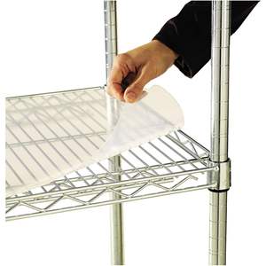 Revestimientos de Plástico Transparente para Estantes Alera, 48w X 18d, Paquete de 4, para Estantes de Alambre - Product Image 1