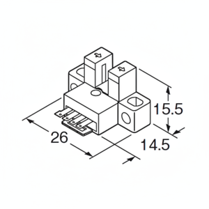 Pour PANASONIC petit produit de PM-L54 optique micro capteur photoélectrique en forme de U - Product Image 1