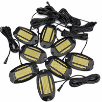 Kit d'éclairage LED ultra-lumineux 256 LED blanc pur 8/16/24 pièces IP67 étanche pour éclairage tout-terrain Jeep 4x4 SUV