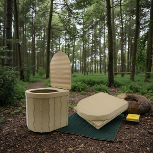 Toilette à compost pliable portable pour les aventures en plein air - pour la randonnée, l'escalade, les excursions, le camping décontracté - Product Image 3