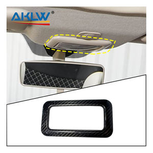 Para 2021-2023 <span class=keywords><strong>Fiat</strong></span> <span class=keywords><strong>500</strong></span> True Carbon Fiber Car Interior Accesorios Techo Luz de lectura Decoración Marco de protección - Product Image 1