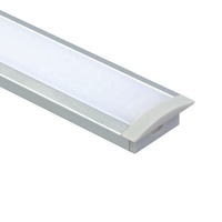 Profilé LED encastré pour cloison sèche 17x8mm en aluminium extrudé avec services de pliage, découpe et soudure