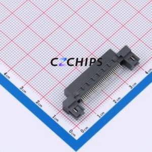 HSEC8-130-01-S-D-EM2 Gold Finger Connector P=0.8mm Connector 0.8mm 60P Clamp Plate Copper Beryllium - Product Image 2