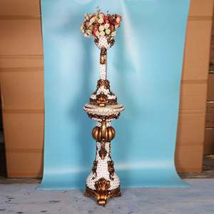 Reloj <span class=keywords><strong>de</strong></span> Pie <span class=keywords><strong>de</strong></span> Resina con Números Romanos para Decoración del Hogar, Venta Directa <span class=keywords><strong>de</strong></span> Fábrica - Product Image 5