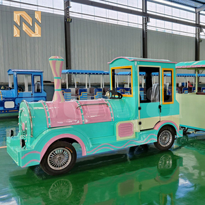 Tren Turístico Sin Rieles Nova Rides para 28 Pasajeros, Locomotora con Vagones, Parque de Atracciones, Funciona con Batería - Product Image 3