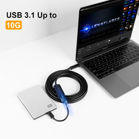 Fabrik-Großhandel USB3.0 Stecker-zu-Buchse Verlängerungskabel mit Geflechtabschirmung aus TPE-Material für Computer & Drucker - Auf Lager