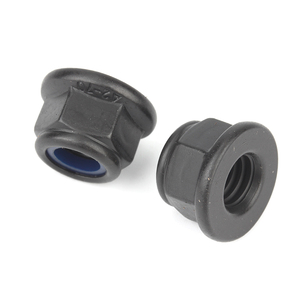 Chống ăn mòn chống nới lỏng 304 thép không gỉ Oxit Đen A2-70 din6926 Hex mặt bích khóa hạt với nylon chèn - Product Image 5