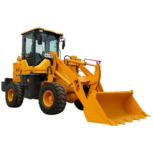 Manufacturer wheel excavator loader earth-moving machinery with AC and joystick control