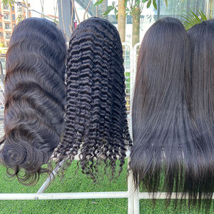 Peluca de encaje transparente 360 sin procesar V Parte cabello humano onda del cuerpo HD pelucas de encaje vendedores Peluca de encaje completo para mujeres - Product Image 3