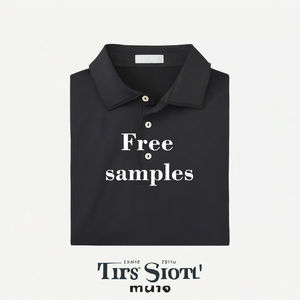 Men's Quality Casual Embroidered for <b>Polo</b> T-<b>Shirt</b> Summer Solid Color Short Sleeved Top Made Summer Polyester Spandex Knitted - Product Image 2